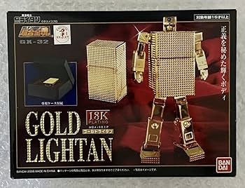 超美品　ゴールドライタン　18k モデル Amazon | 超合金魂 18K 黄金戦士 ゴールドライタン GX-32 18金メッキ