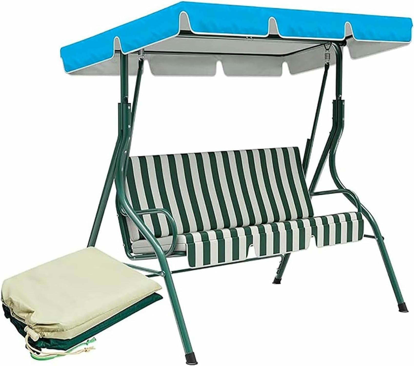 Techo de repuesto para columpio de jardín exterior con funda protectora impermeable