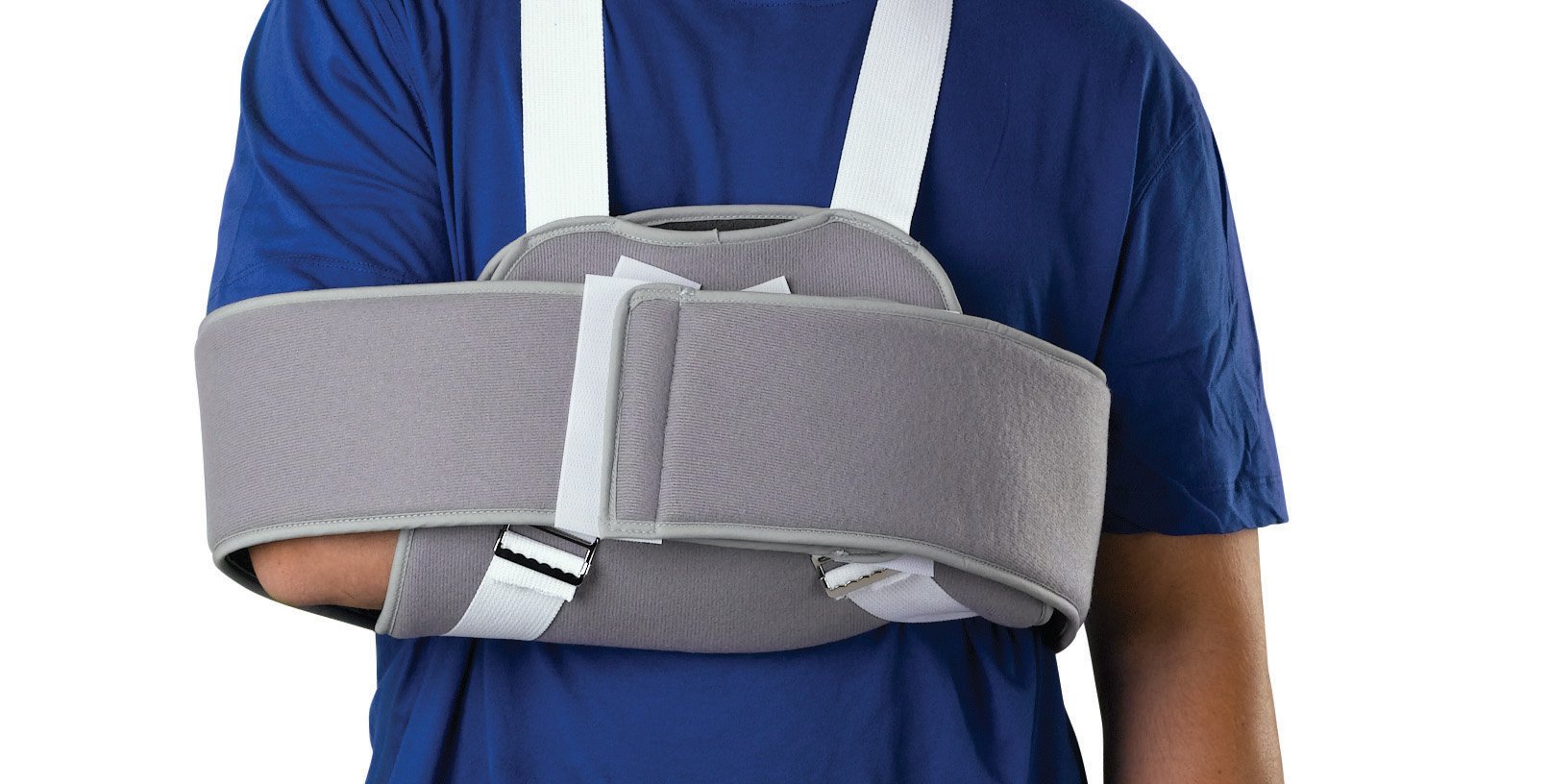 Medline Sling and Swathe Shoulder Immobilizer, Soft Pile Foam, Comfortable, Adjustable Fit, Size L/XL (32 Inches - 52 Inches), Fits Right or Left Arm, 1 Each