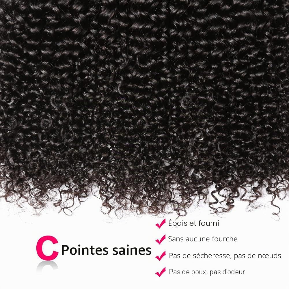 brésilien cheveux crepus bouclés cheveux 12 14 16 Pouces brésiliens tissage bresilien boucle meche bresilienne tissage bouclee naturelle 300g/pc