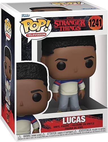 Miniatura 2 de POP [Stranger Things - Lucas Sinclair [Temporada 4] Funko Figura de vinilo (paquete con funda protectora de caja compatible), multicolor, 3.75