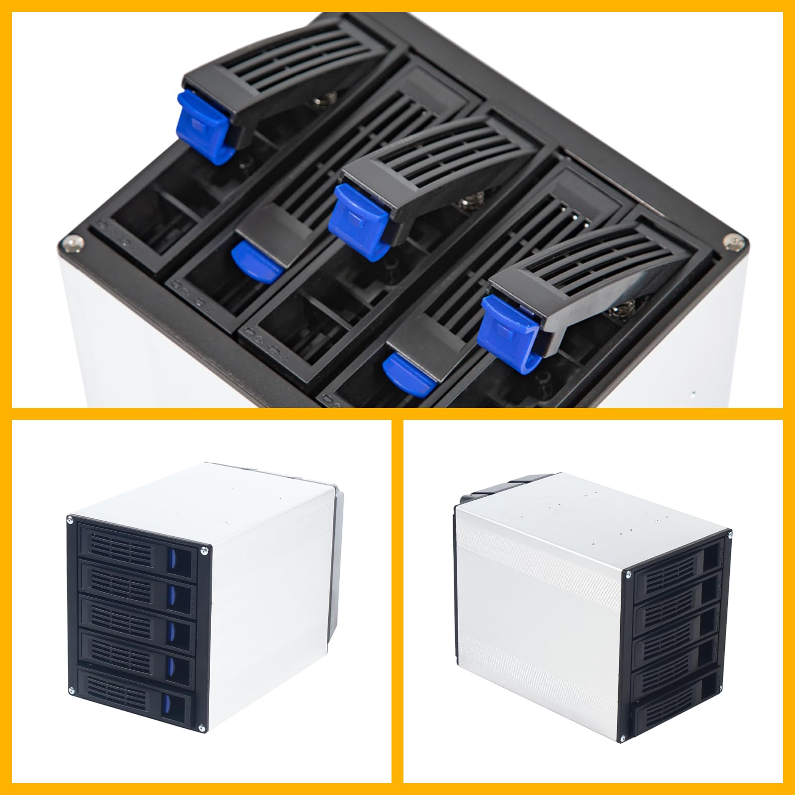 Amazon.com: Hot-swap Cage, 5 Bay Hot Swap Cage for NAS, Internal