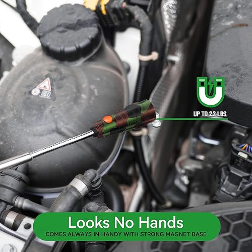 Miniatura 8 de Herramientas magnéticas LED para recoger, regalos para él, hombres y niños, linternas magnéticas telescópicas con barra magnética extensible,