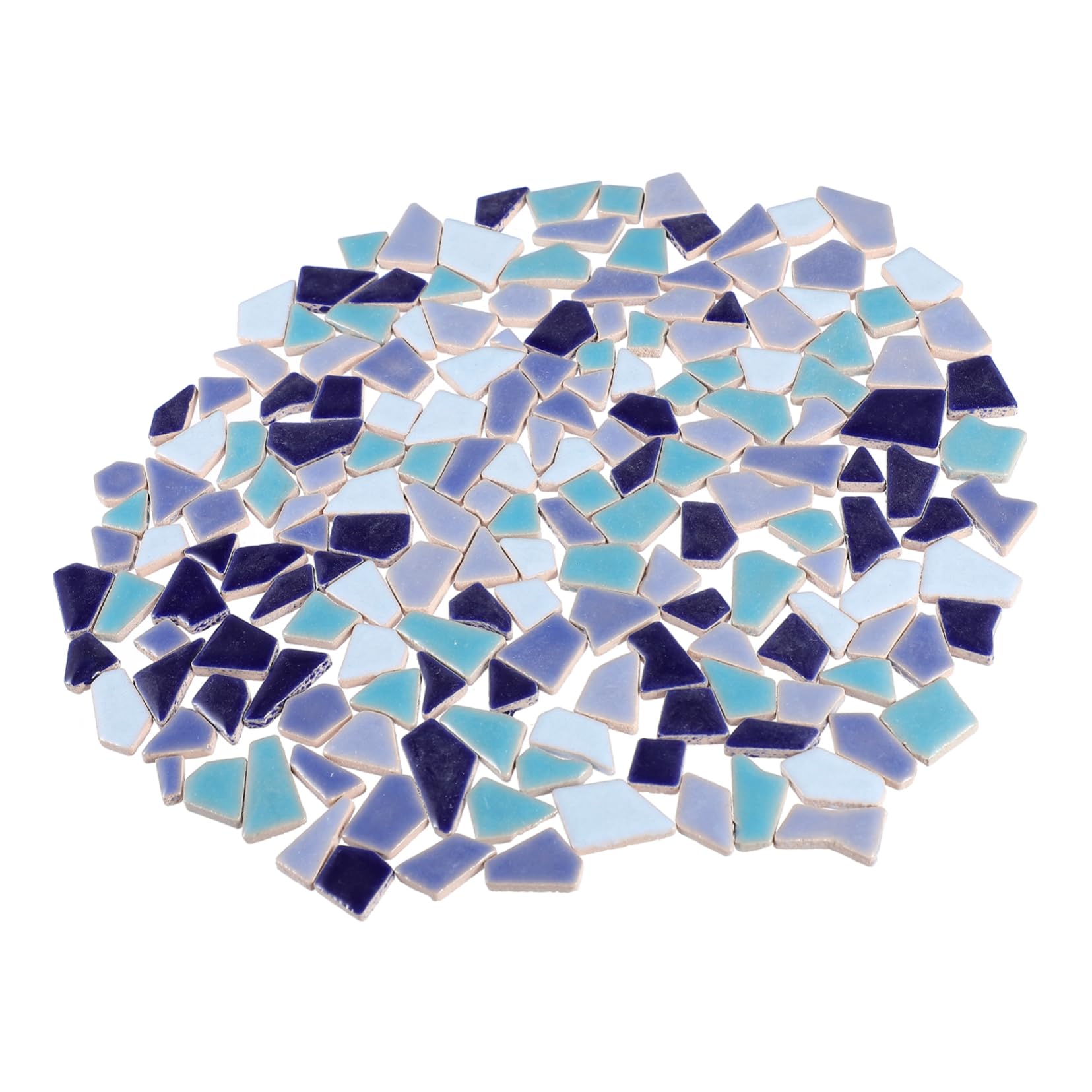EXCEART 10pièces Carreaux Céramiques Émaillés Pour Et Décoration Intérieure De Paillettes De Irreguliers Mélangé