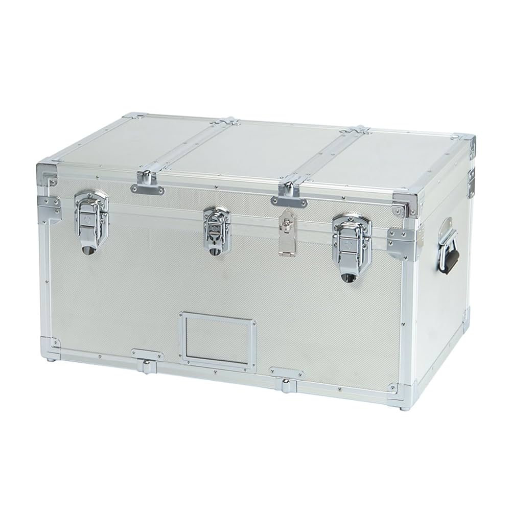 Amazon｜【コンテナ M型 掛け金付 KM-1】アルミトランク