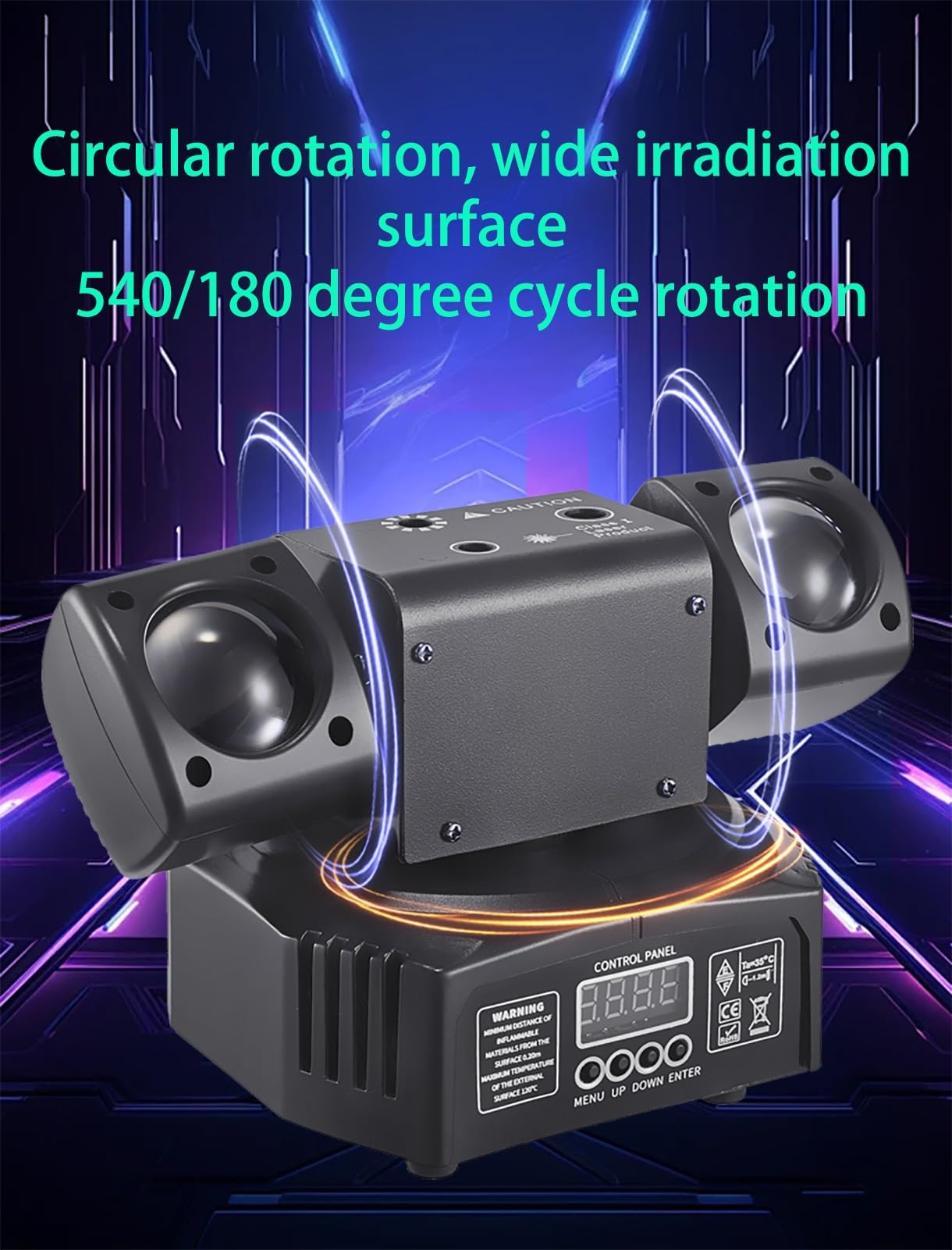 Laserowa Lampa Błyskowa Led Disco Party Z Pilotem Dj-skim Automatyczne Działanie, Tryb Sterowania Głosem Sterowanie Sygnałem Dmx512 Dekoracja Świąteczna Ktv Na Halloween