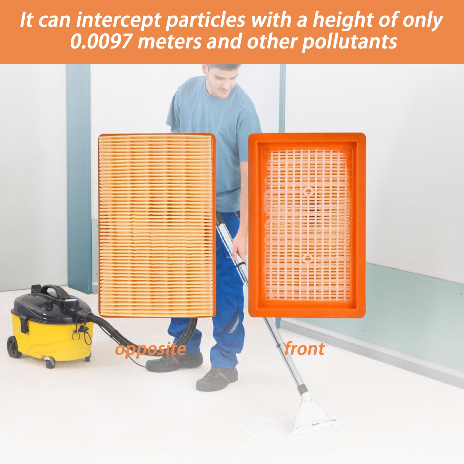 Filtro Ricambio Aspirapolvere Kärcher Set Da 3 - Per WD4, WD5, WD6, MV4, MV5, MV6 - Foto 10