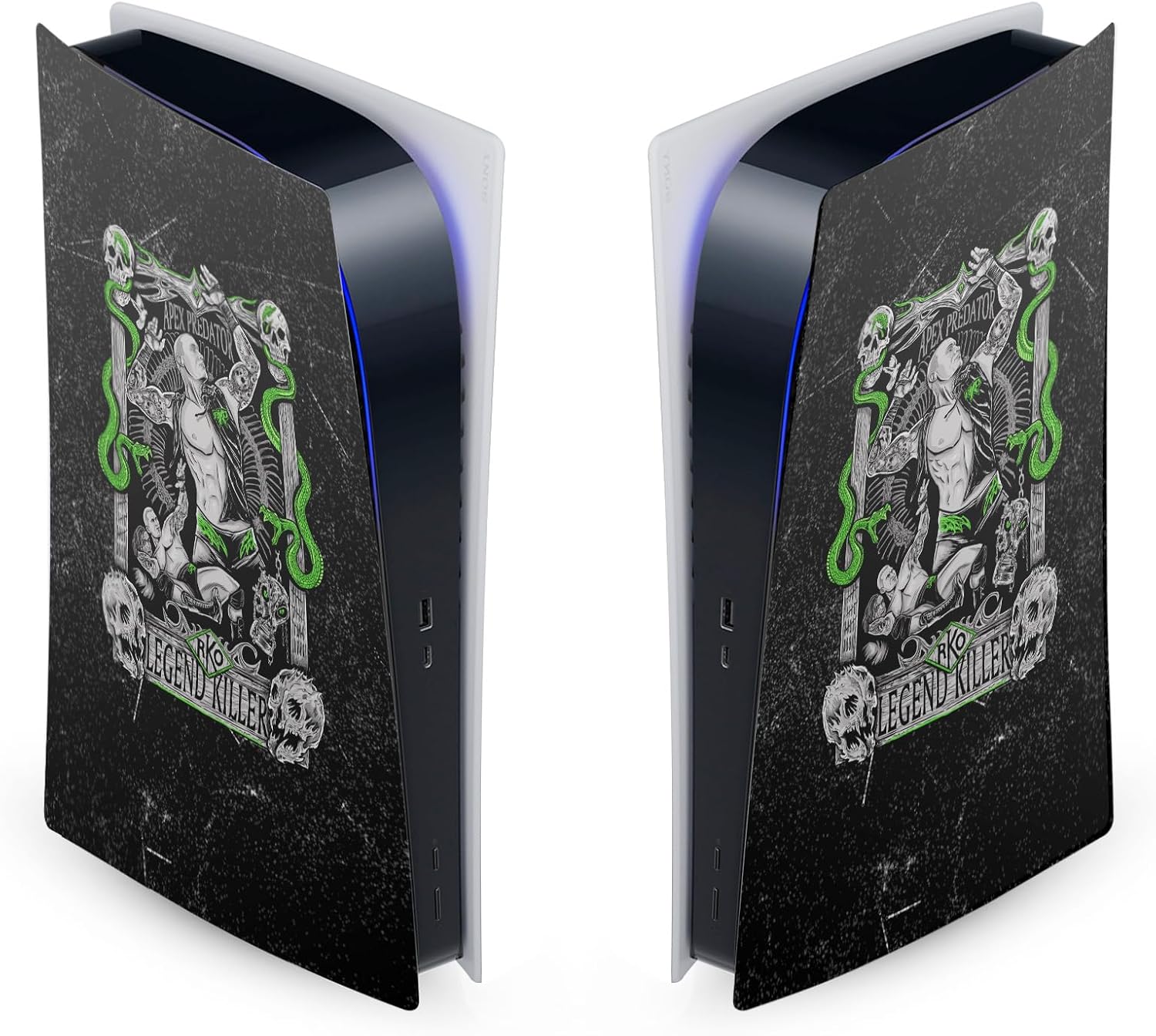 Head Case Designs Officially Licensed WWE In My Veins Randy Orton Vinyl Faceplate Sticker Gaming Skin Decal Cover Compatible With Sony PlayStation 5 PS5 Digital Edition Console