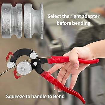 Sutekus Tube Bending Pliers Brake Line Bending Tool Bends 3