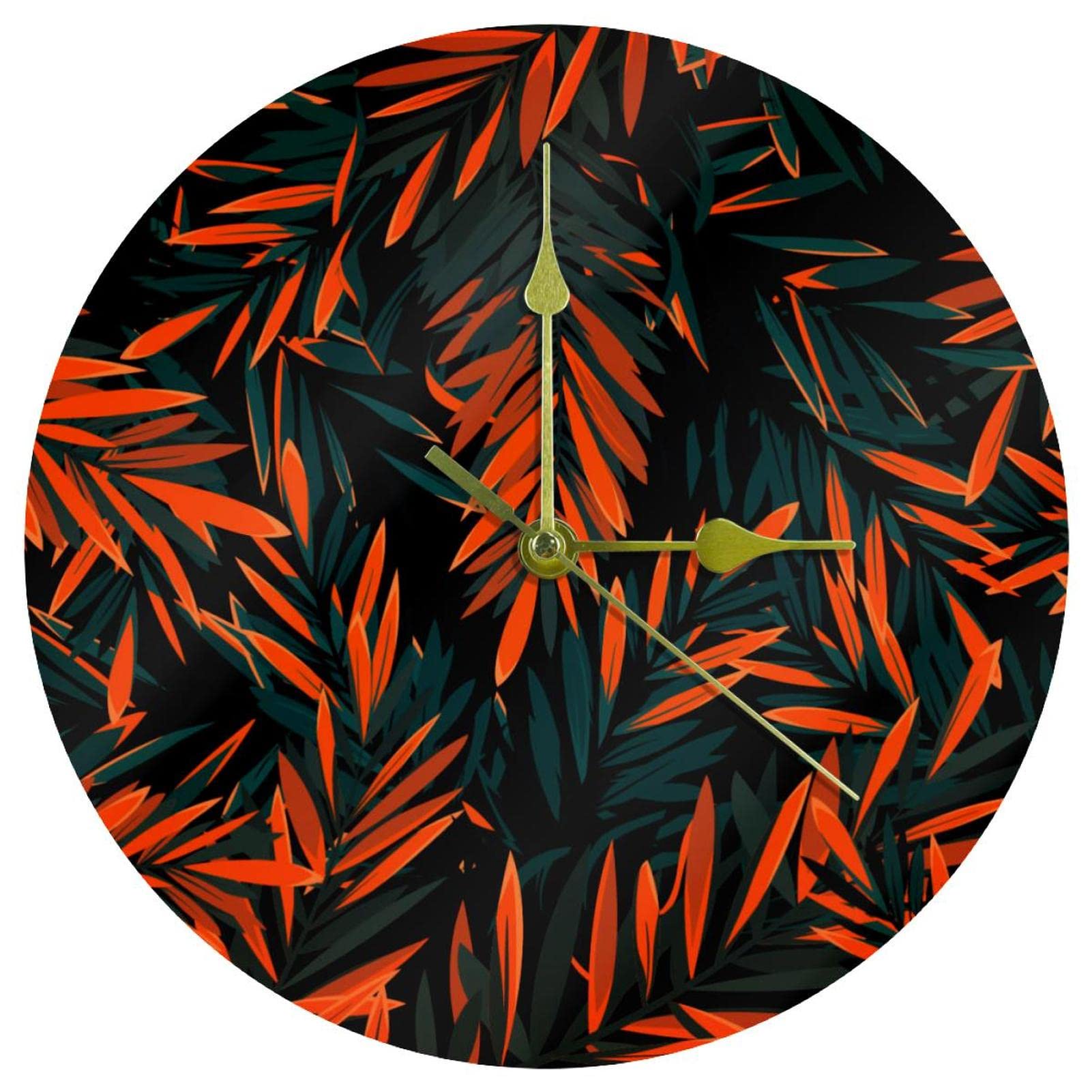 Horloge murale sans tic-tac silencieuse en acrylique de 24 cm pour mieux dormir