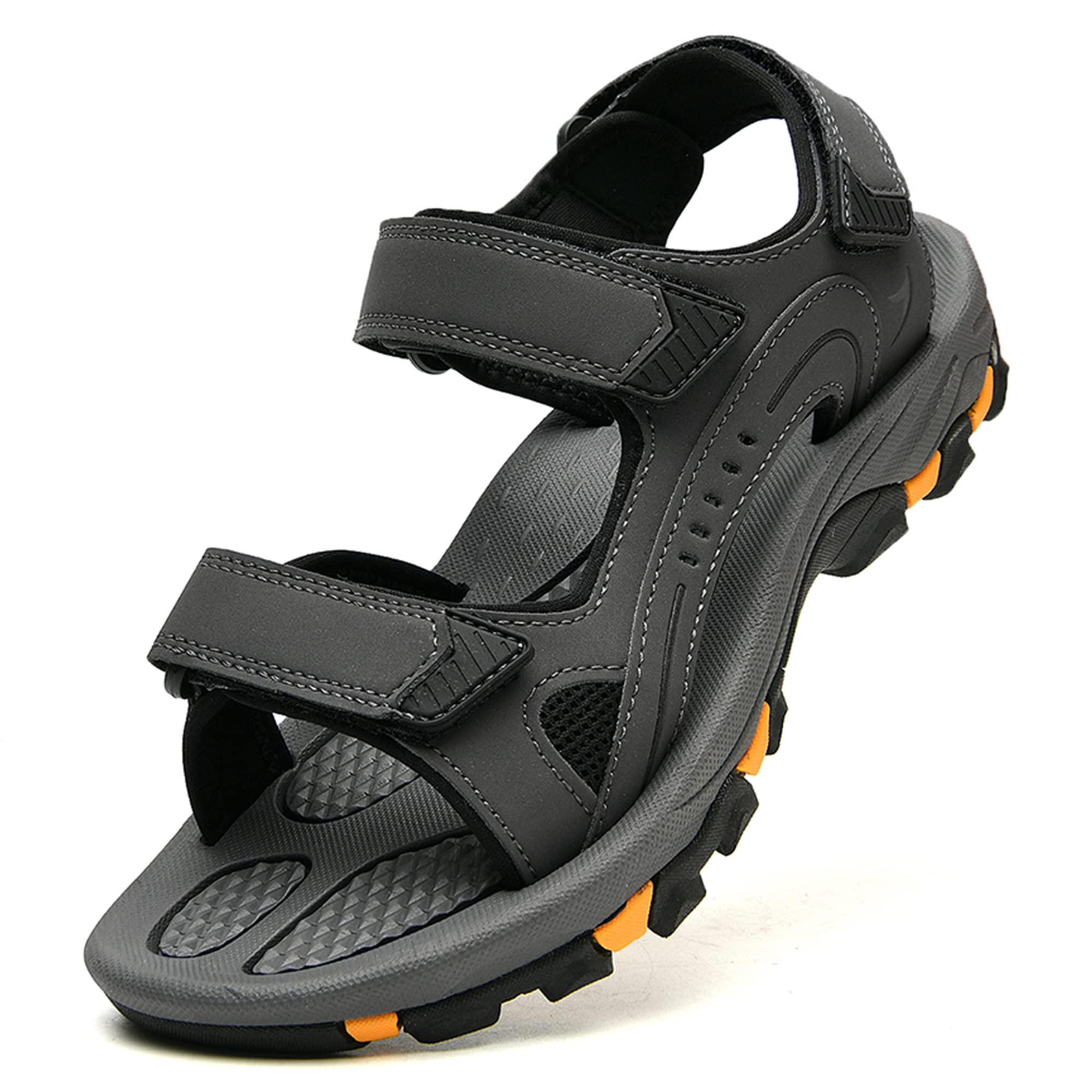 Photo 1 of Artlea Men's Sandals Leather Open Toe Hiking Sandals Outdoor Summer Sport Sandals US 7.5-13