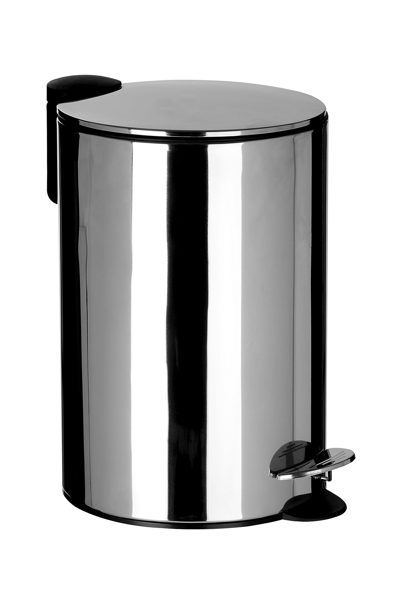 Premier Housewares Kitchen Bin, Bathroom Bin, Pedal Bin, Recycling Bin, Food Waste bin, 12 Ltr Rubbish Bin, Waste Bin