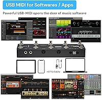 Vista 4 de PAINTAUDIO MIDI Captain Controlador de Pie Multi-Efectos Teclados Sintetizador USB-MIDI software musical Bias con Función de Motor de Tiempo