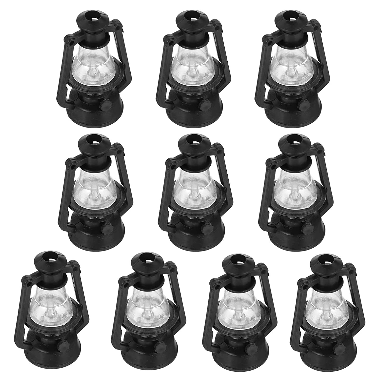 Kerosene Lamps, Lantern Decorative Hurricane Ornaments for Home Decor Patio Decoration(Black)