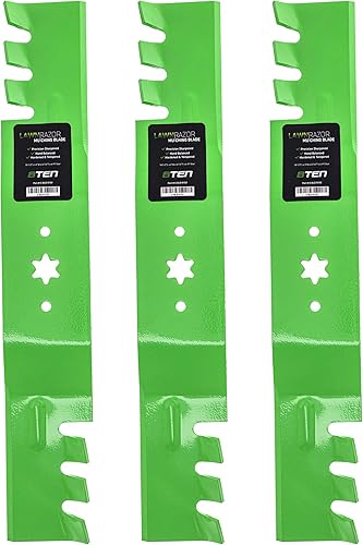 Miniatura 3 de 8TEN Kit de cuchillas dentadas de husillo para MTD Cub Cadet 54 pulgadas cubierta de corte ZT-54 Z6600 RZT L54 S54 cortacésped giro cero