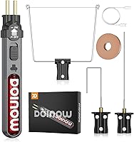 DOINOW Upgraded Cordless Hot Wire Foam Cutter Pen - 6-in-1 Styrofoam Carver with LED Light, USB-C, 32.8ft Wire for Crafts