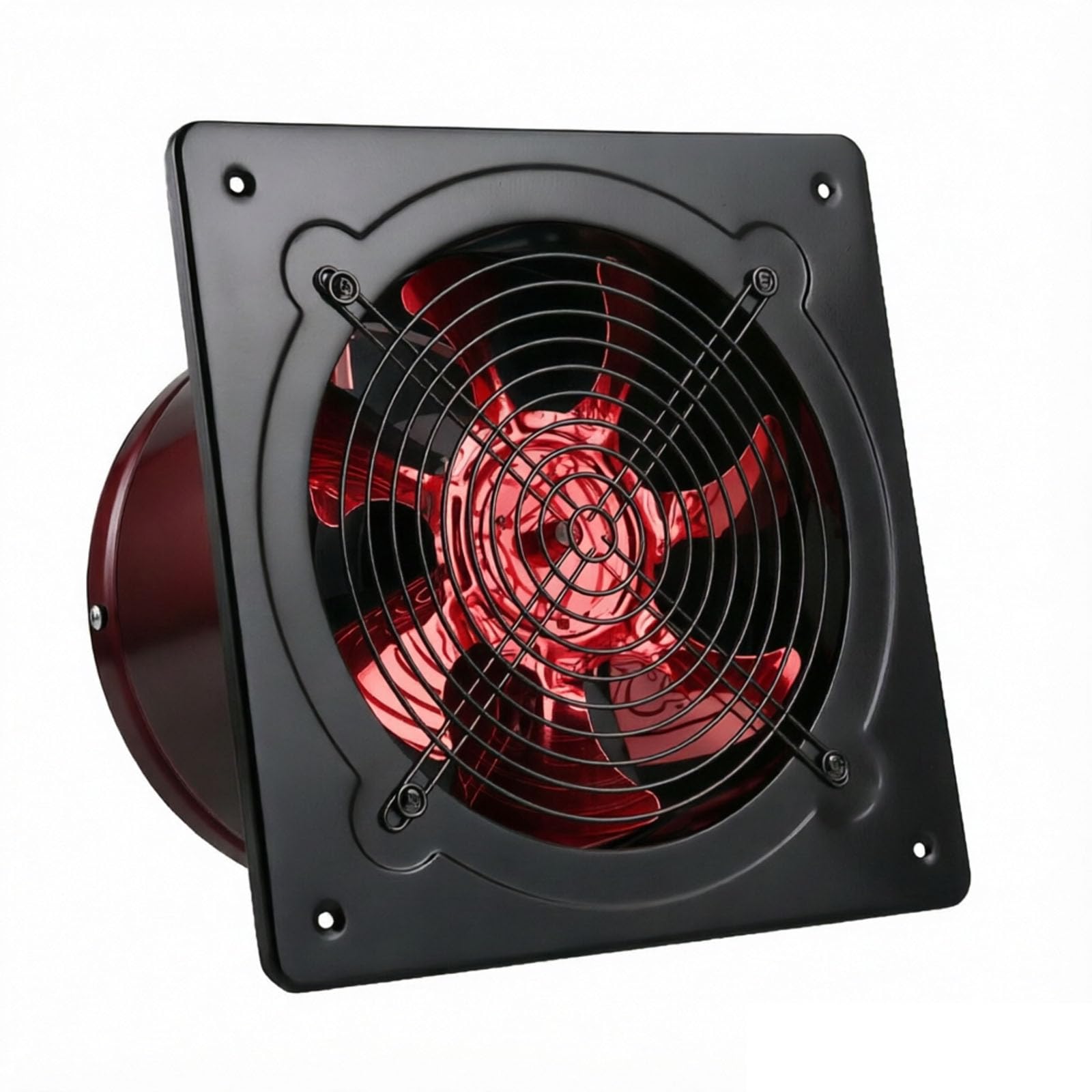 Aspiratore Industriale A 7 Pale, Ventilatore di Scarico Silenzioso da 18/20 Pollici, Ventilazione A 360°, Impermeabile E Sigillato, A Risparmio Energetico, Ideale per Fabbriche, 18in