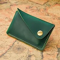 Amazon.com: AIGUONIU Retro Leather Card Wallet Men Business