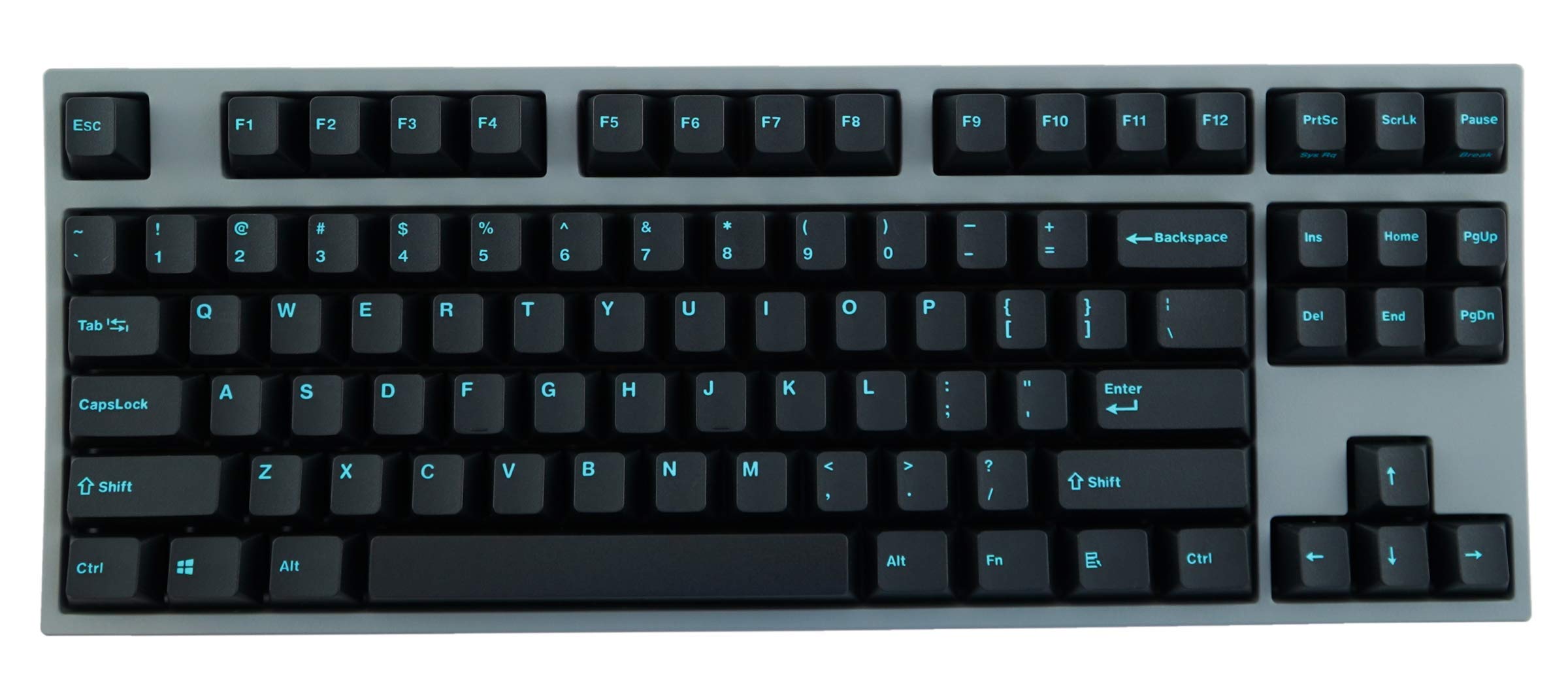 Leopold FC750R Charcoal Blue TKL Double Shot PBT Mechanical Keyboard (Cherry MX Brown)
