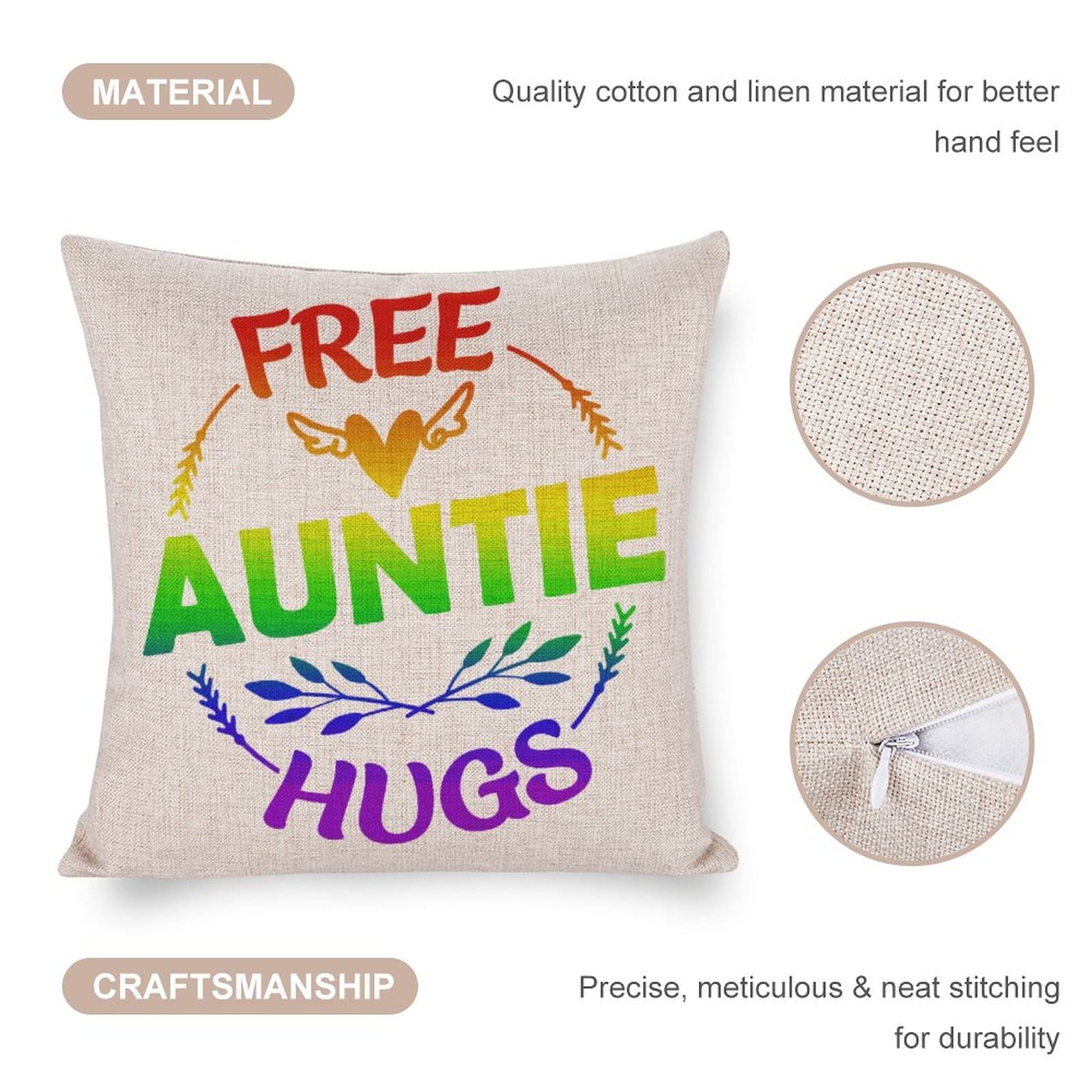 Federa per cuscino con scritta in lingua inglese Uncle Ideas