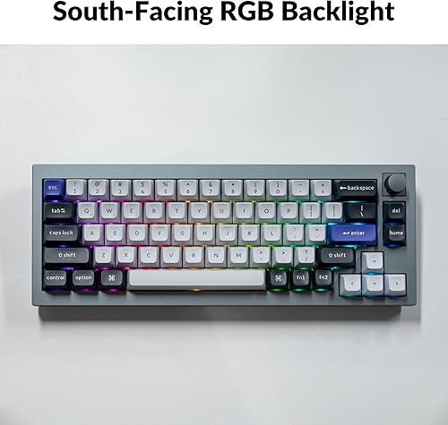 Miniatura 4 de Keychron Q2 Pro QMKVIA Teclado mecánico inalámbrico personalizado, perilla programable de metal completo, interruptores K Pro Brown intercambiables