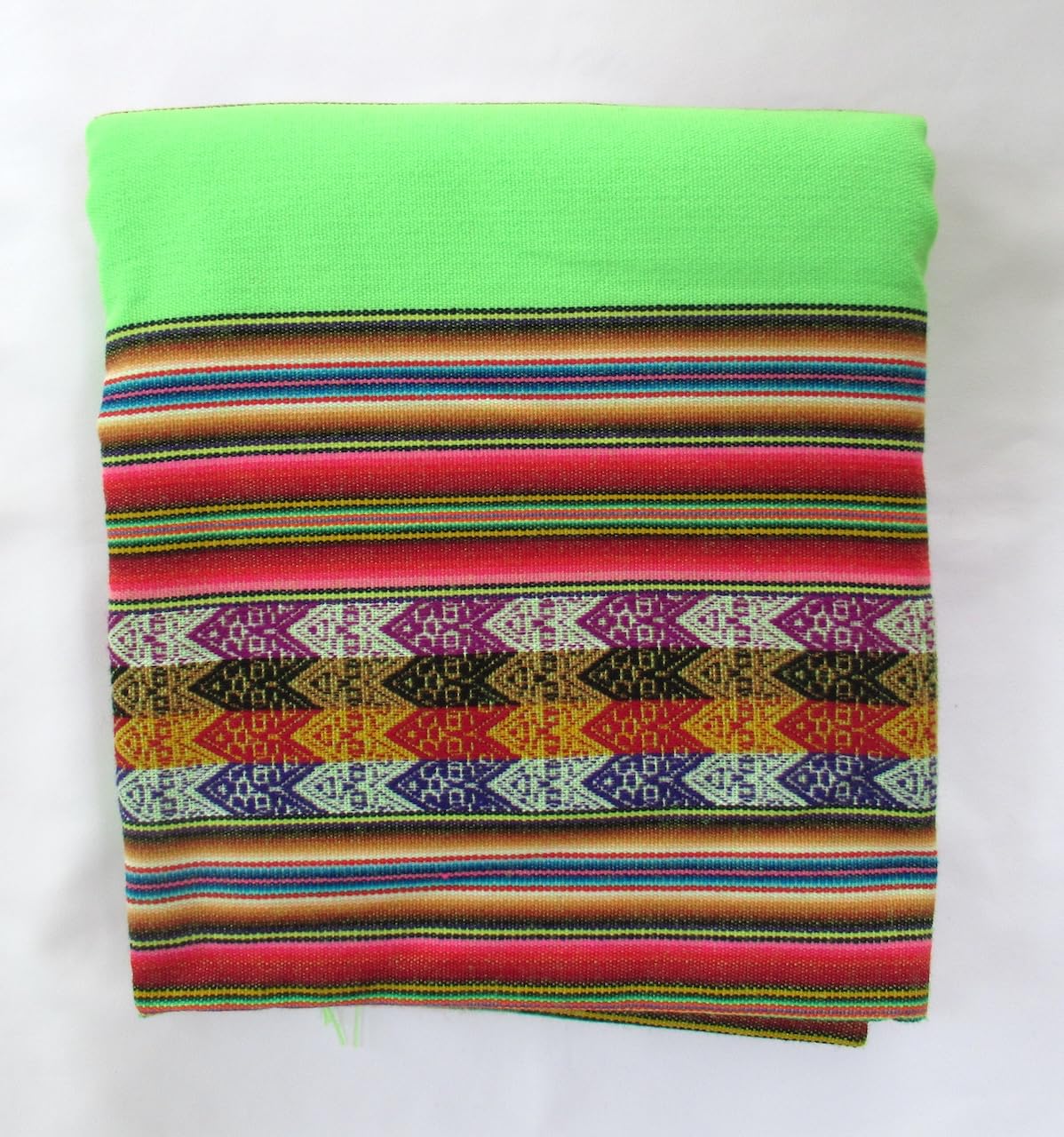 Amazon.co.jp: 【アワヨ・アワイヨ布のアンデス織物】【レモン ライム