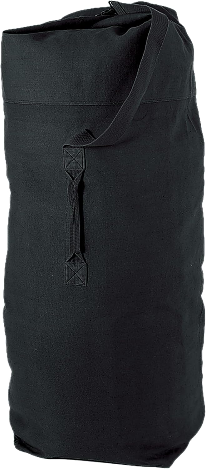 Champion Sports 22 Oz. Top Loading XLarge Canvas Duffel Bag with Strap and Carry Handle