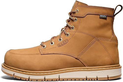 Miniatura 10 de KEEN Utility Men's San Jose 6" Alloy Toe WaterproofWedge Work Boots, 10 US