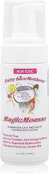 MagicMousse Lice Treatment Mousse for Head Lice Removal, No Sulfate and Pesticides, 4 fl oz - Fairy LiceMothers