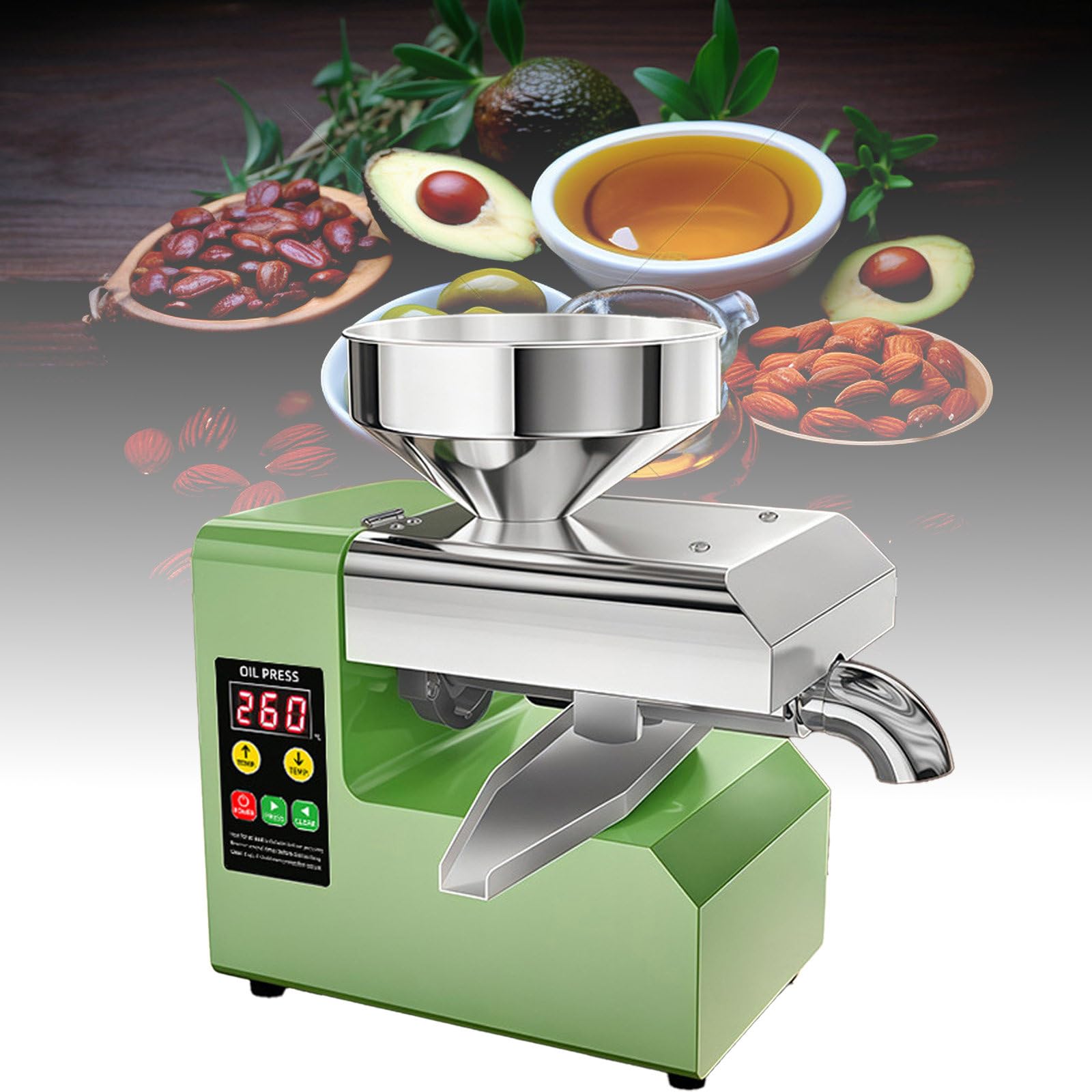 Tdiadui Automatic Cold Press Oil Maker Machine