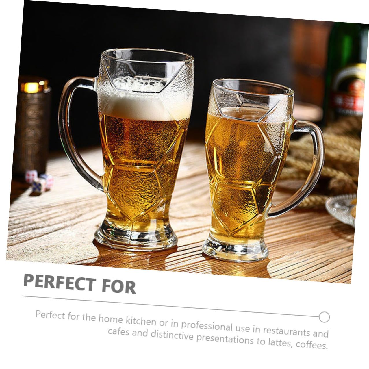 Oktoberfest Party Bierkrug mit Henkel aus Glas 600ml
