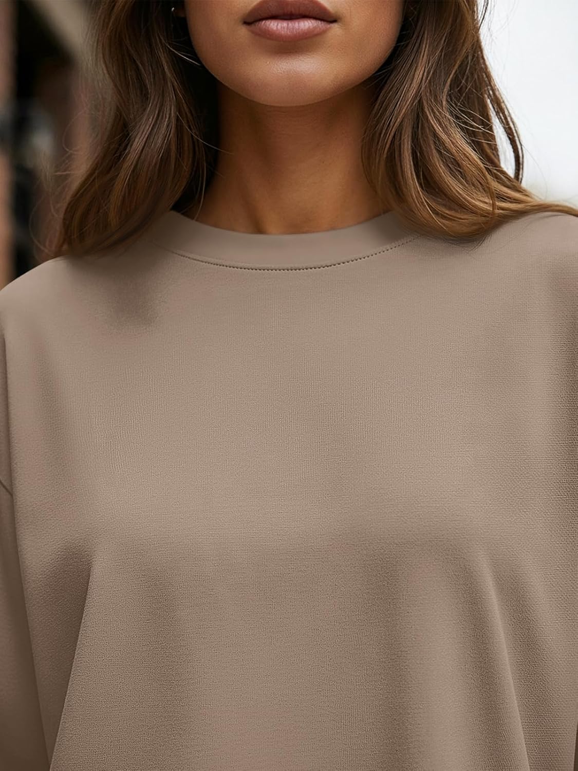 Trendy Queen Womens Spring Tops Oversized Long Sleeve T Shirts 2026 Basic Tee Fall Casual Workout Y2K Clothes