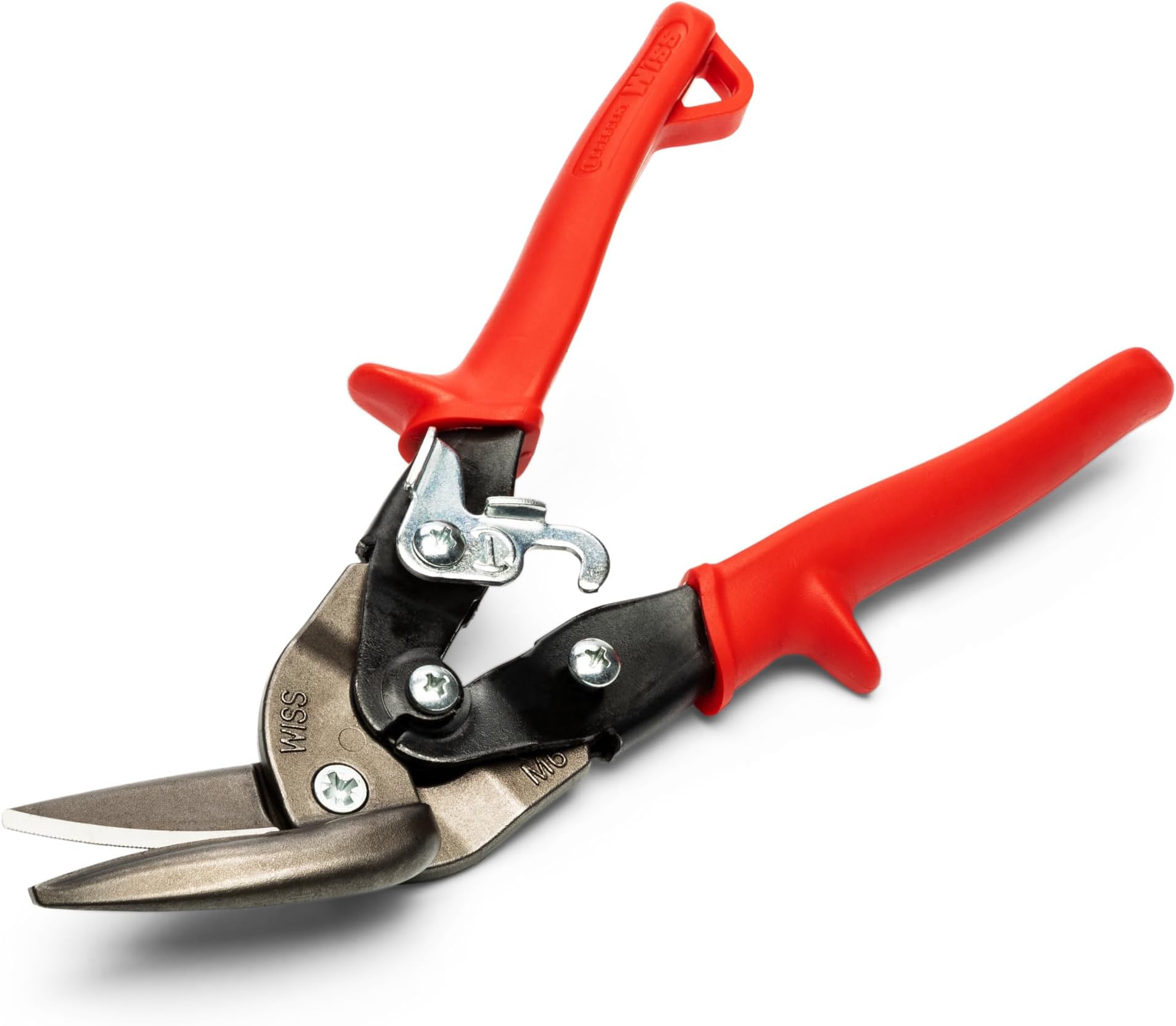 Crescent Wiss 9-1/4" Metalmaster Offset Straight and Left Cut Aviation Snips - M6R , Red