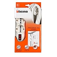 BTICINO Ciabatta Multipresa Slot 3696DB5, Multipresa Elettrica 6 Posti