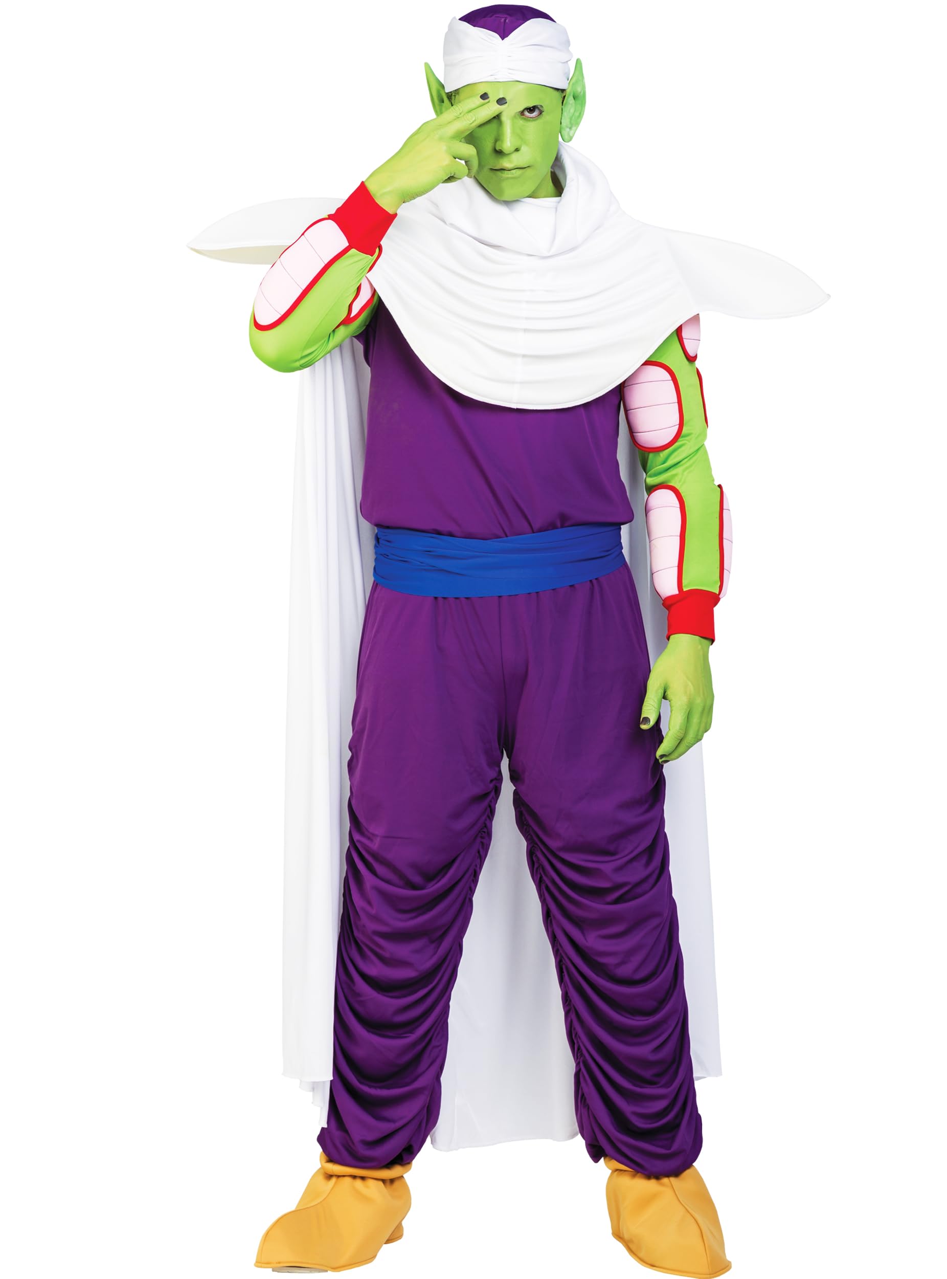 Funidelia | Disfraz de Piccolo Dragon Ball para hombre Bola de Dragón, Manga, Saiyan - Disfraz para adultos y divertidos accesorios para Fiestas, Carnaval y Halloween - Talla L - Morado