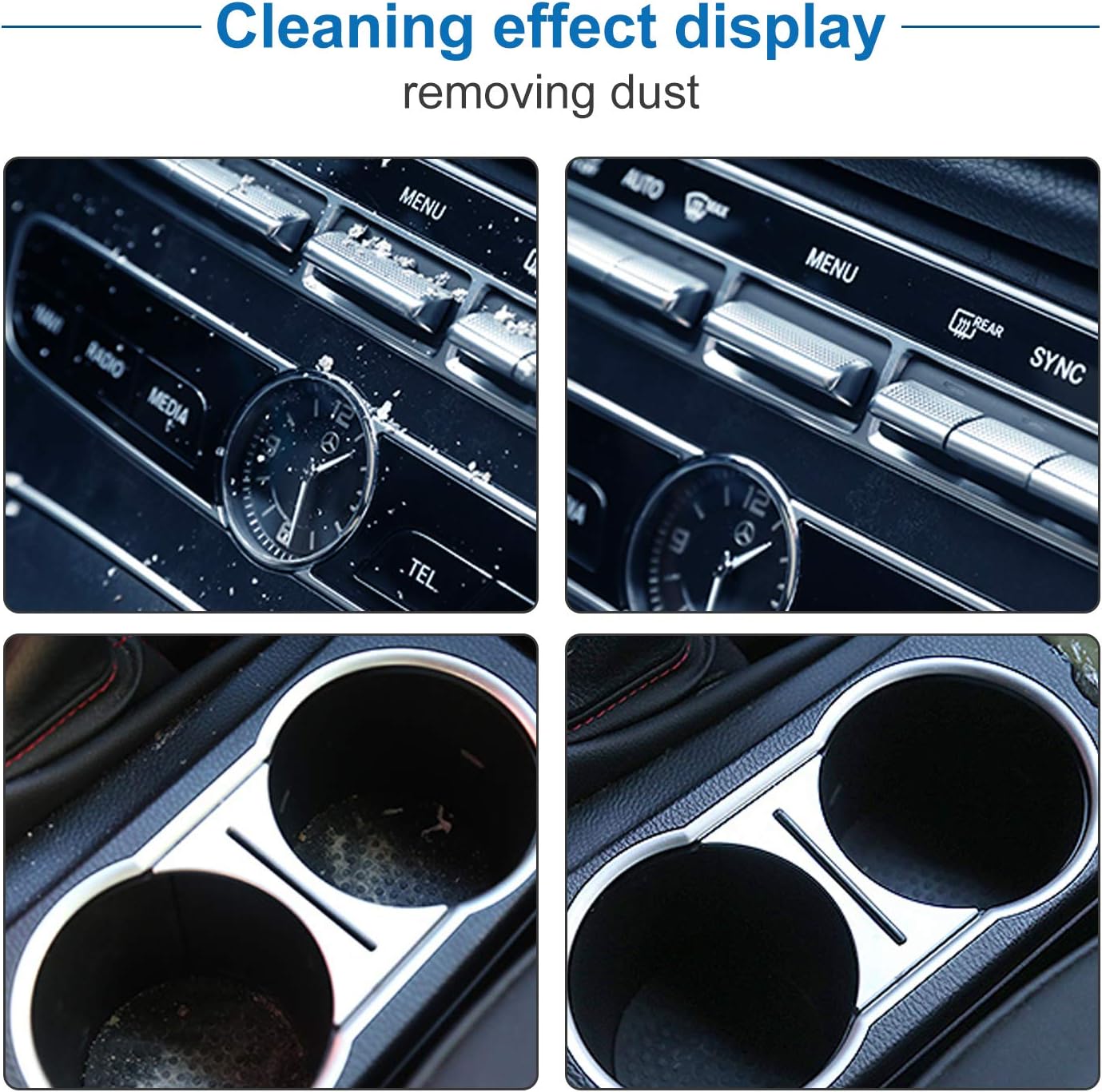 Cleaning Gel for Car Detailing Putty Auto Cleaning Putty Auto Detailing Gel Detail Tools Car Interior Cleaner Universal Dust Removal Gel Vent Cleaner Keyboard Cleaner for Laptop,Car Vents (1pc Pink)