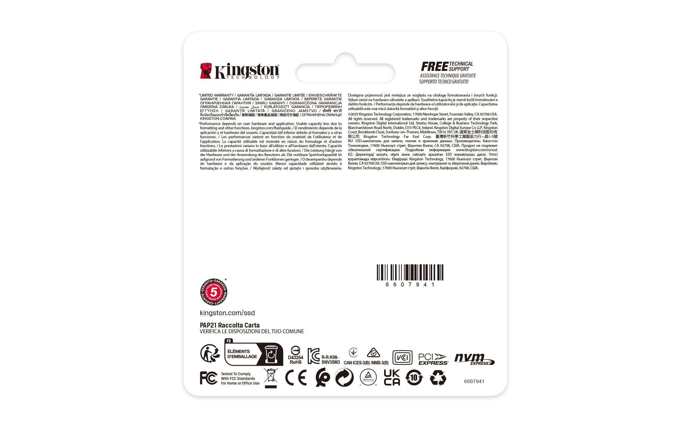 Kingston NV3 2TB SSD - PCIe 4.0 M.2 -4