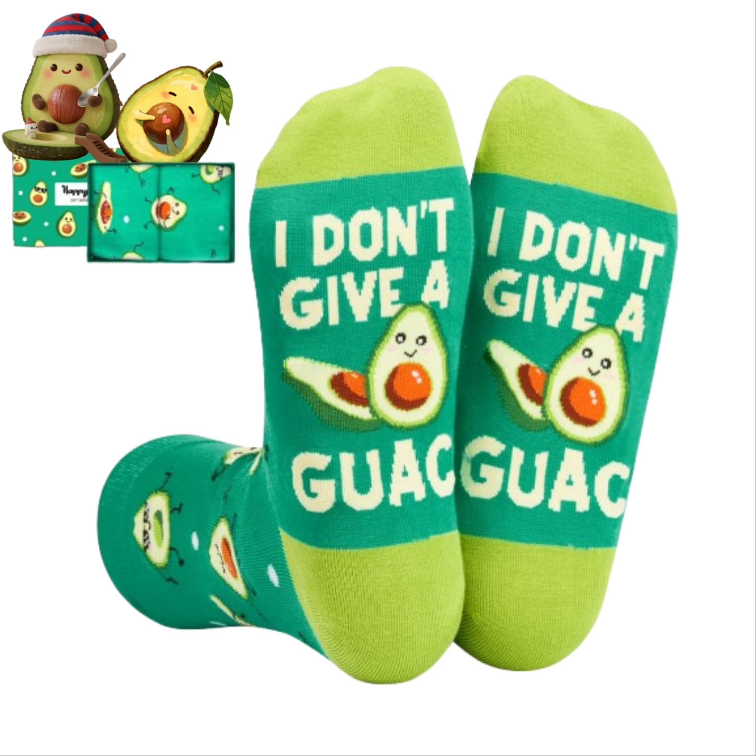 Avocado Gifts for Lovers - Guacamole Gifts Fruit Socks
