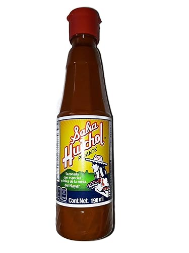 Miniatura 3 de Juego de 4: Salsa gourmet Huichol Salsa Picante, con Lima + Habanera Roja y Salsa Negra, botellas de 6.5 oz