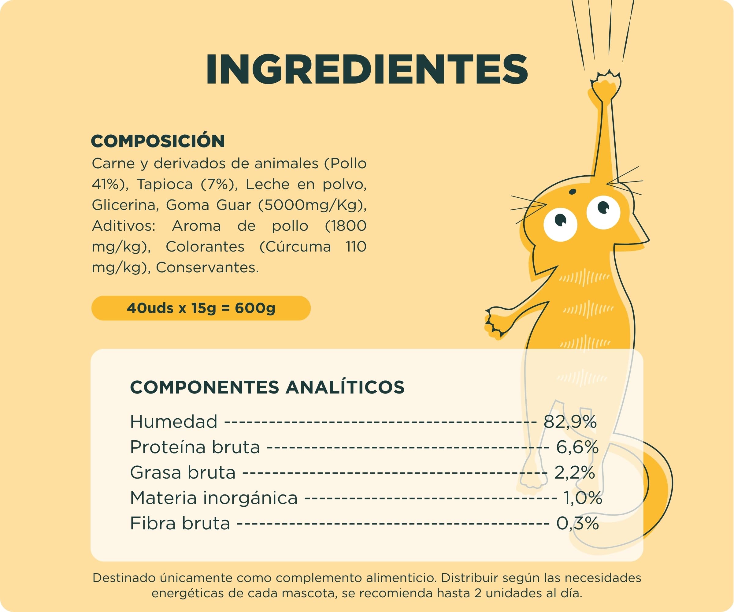 Wolf Belly - Snacks Gatos de Pollo (40 uds x 15g) Textura Cremosa | Chuches Saludables y Deliciosas | Naturales y Altos en Proteínas | Sin Cereales ni Colorantes Artificiales - Hecho en España