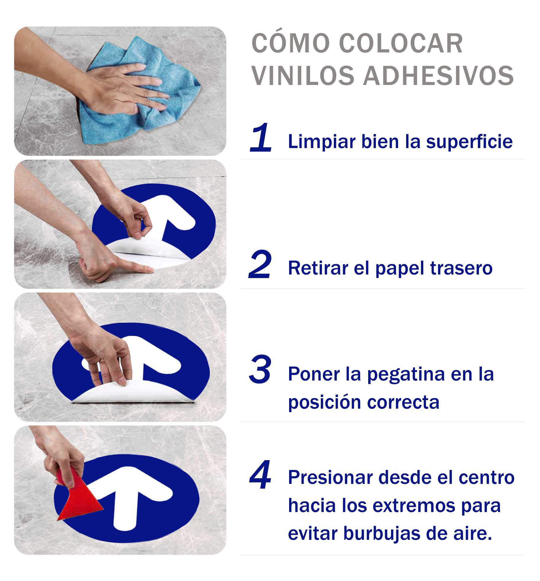 Frecce adesive per pavimento 10 pz da 8 cm giallo adesivi di segnalazione direzionale antiscivolo per pavimento (8 cm giallo)