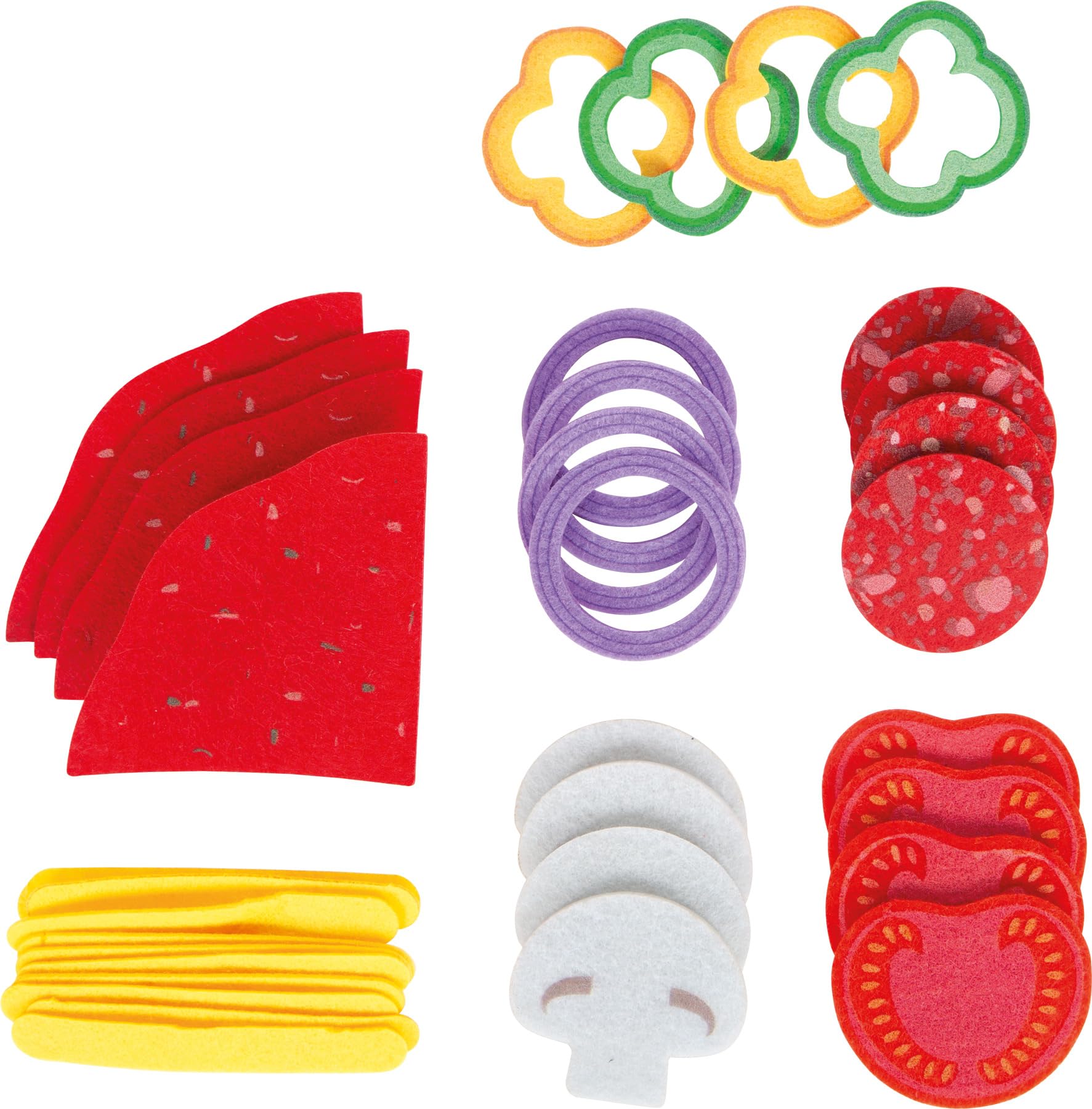 small Foot Pizzeria-Set aus Holz, multifunktionaler Pizzaofen mit umfangreichem Zubehör, hochwertiges Rollenspielset, für Kinder ab 3 Jahren, 12696, Holzfarben