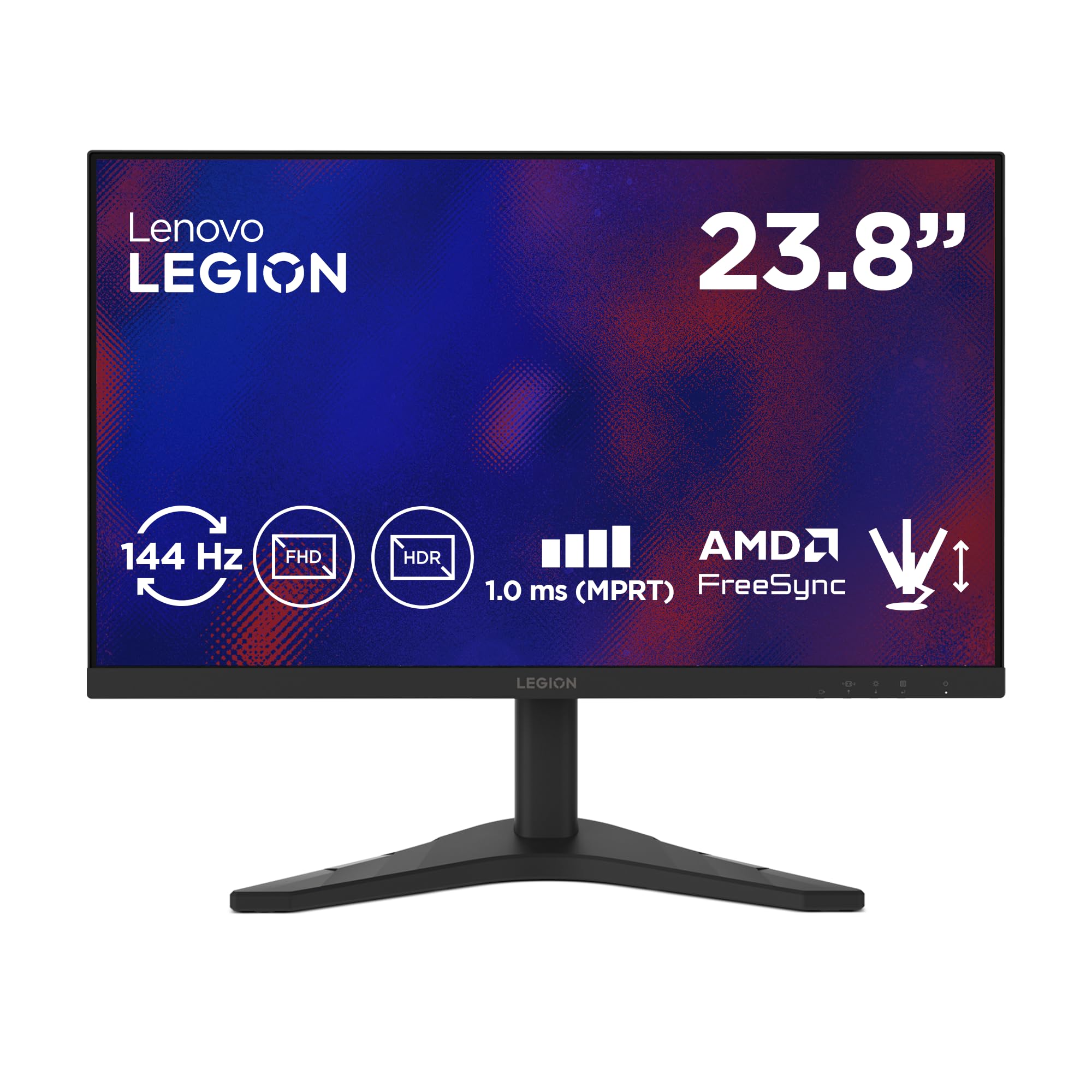 Lenovo Legion R27qe Gen 2 Gaming Monitor 27" QHD (2560x1440) IPS, 0.5ms MPRT, 200Hz, Ports 2x HDMI 2.1 + DisplayPort 1.2, DisplayPort Cable included - Raven Black — view 17