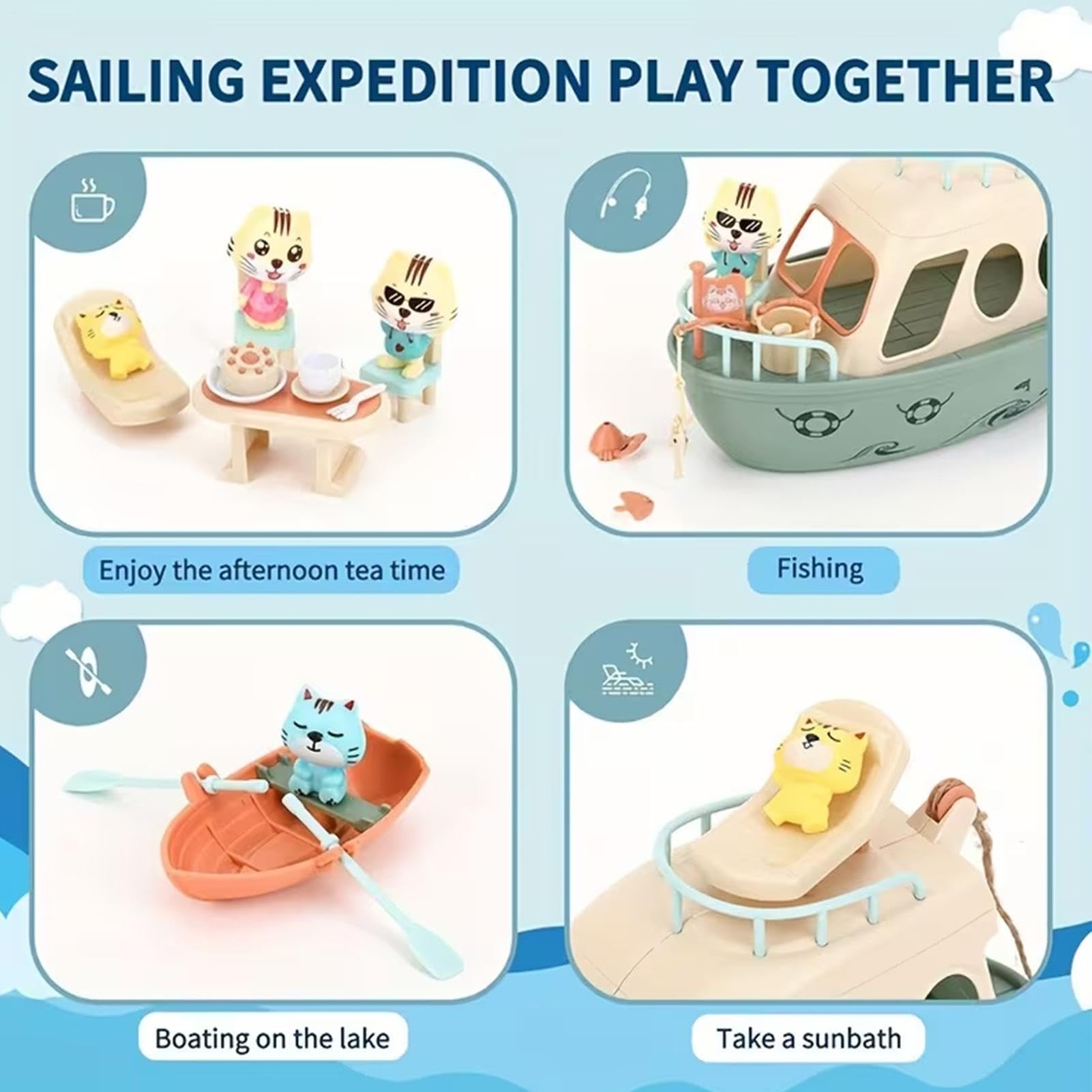 Sea Adventure Kit educazione precoce immaginativo capitano giocattolo