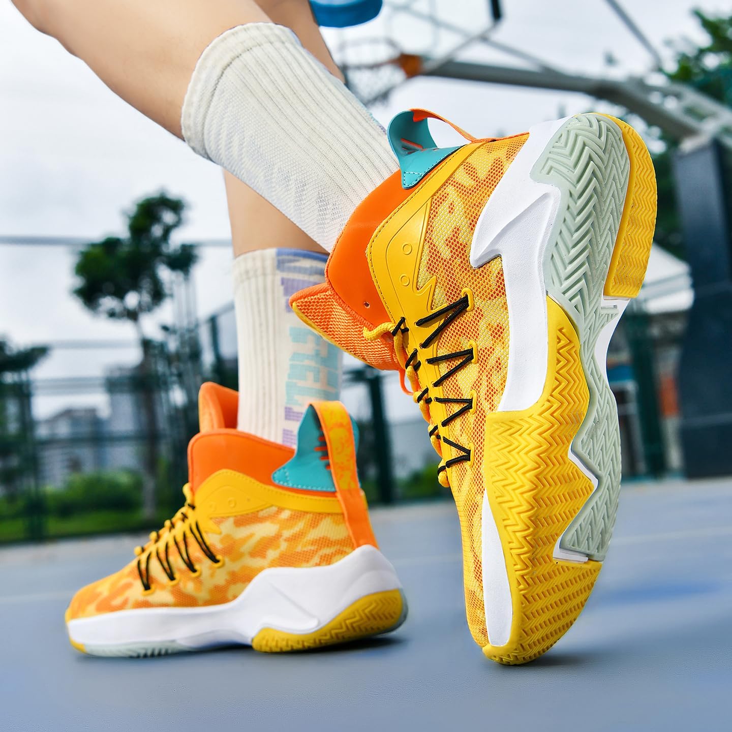 Womens Mens Basketball Shoes Comfortable Non Slip Outdoor Sport Volleyball Shoe - Image 6