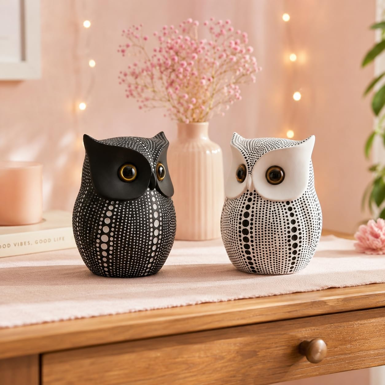Lucky Owl Statues - Home Decor -7
