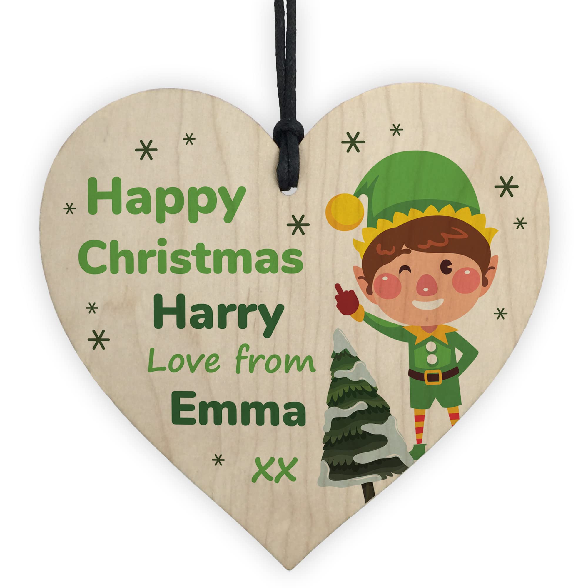 Red Ocean Funny Christmas Gifts For Brother Personalised Novelty Heart Gift Idea From Sister