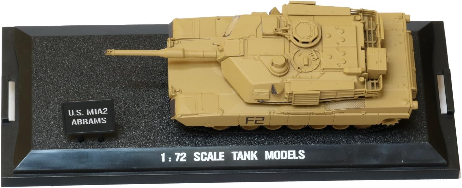 POCO DIVO US M1A2 Abrams Tank Diecast 1/72 Scale Showcase Collection Action Model