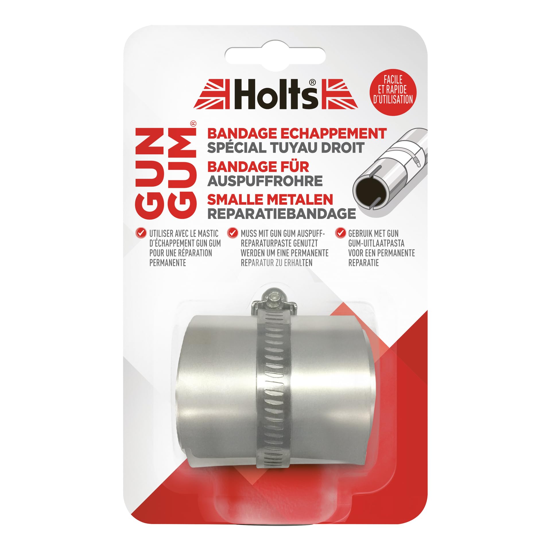 Holts 52044140031 Gun gum Flexiwrap exhaust pipe