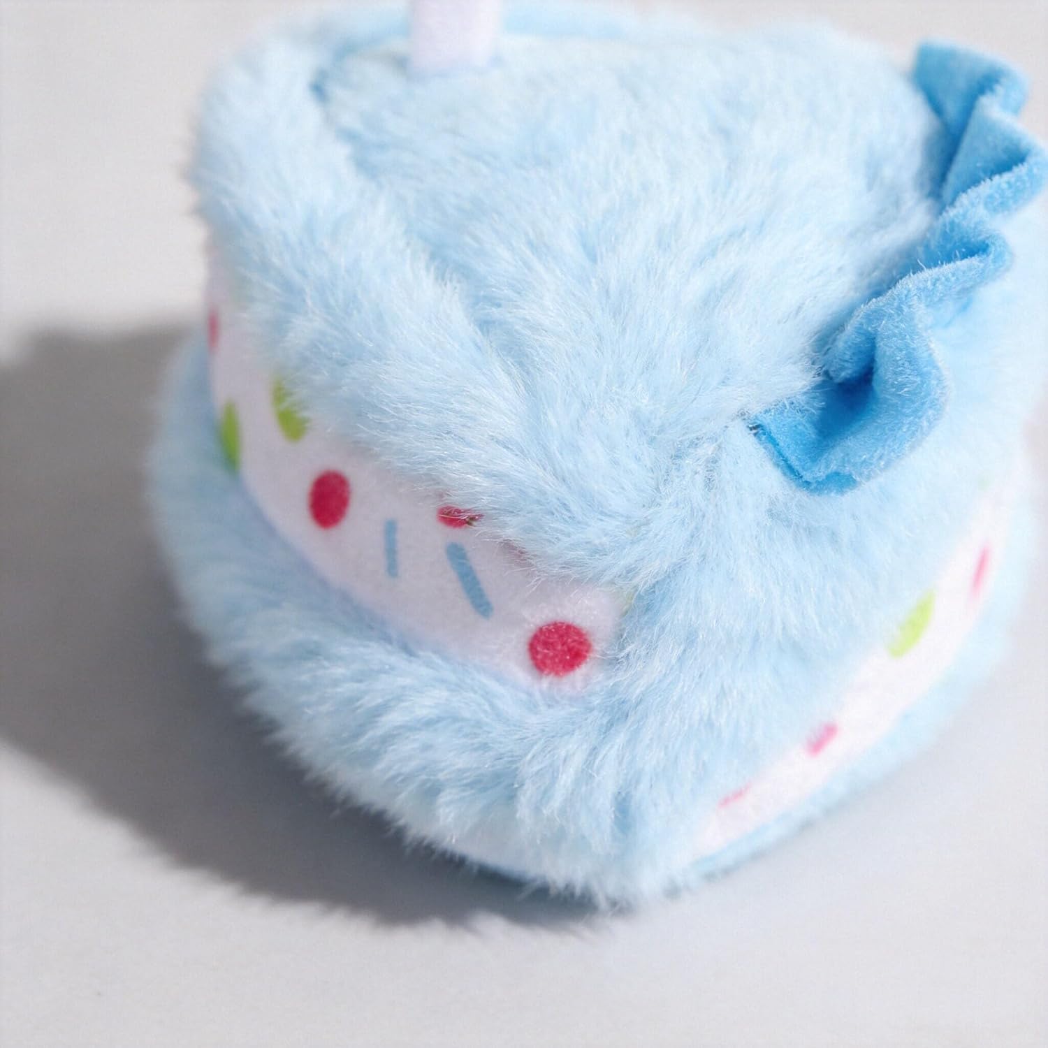 Dog Birthday Toy Plush - Interactive Puppy Gift Box for Birthday Dogs, Soft Chewable Toys for Small Medium Large Breeds, Cute Pet Supplies with Fun Food Design (Blue) image 5